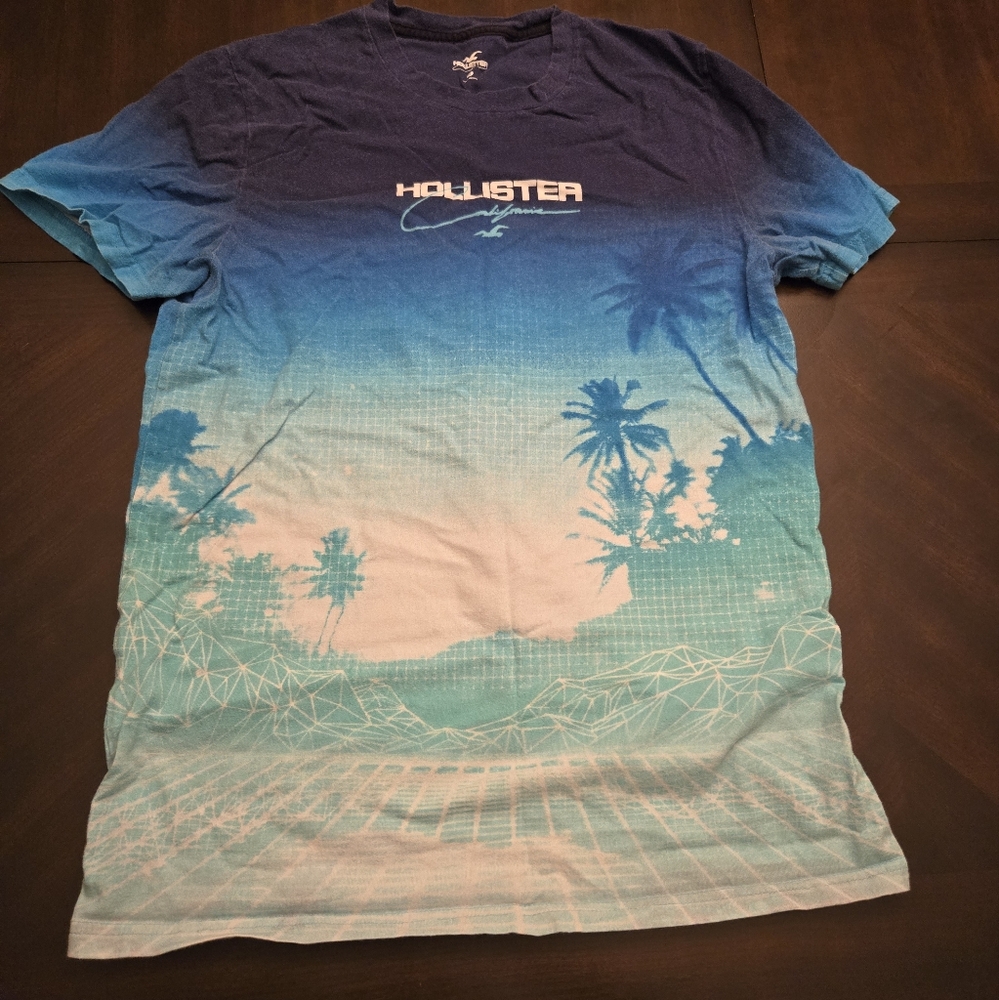 Hollister Blue Graphic T-Shirt